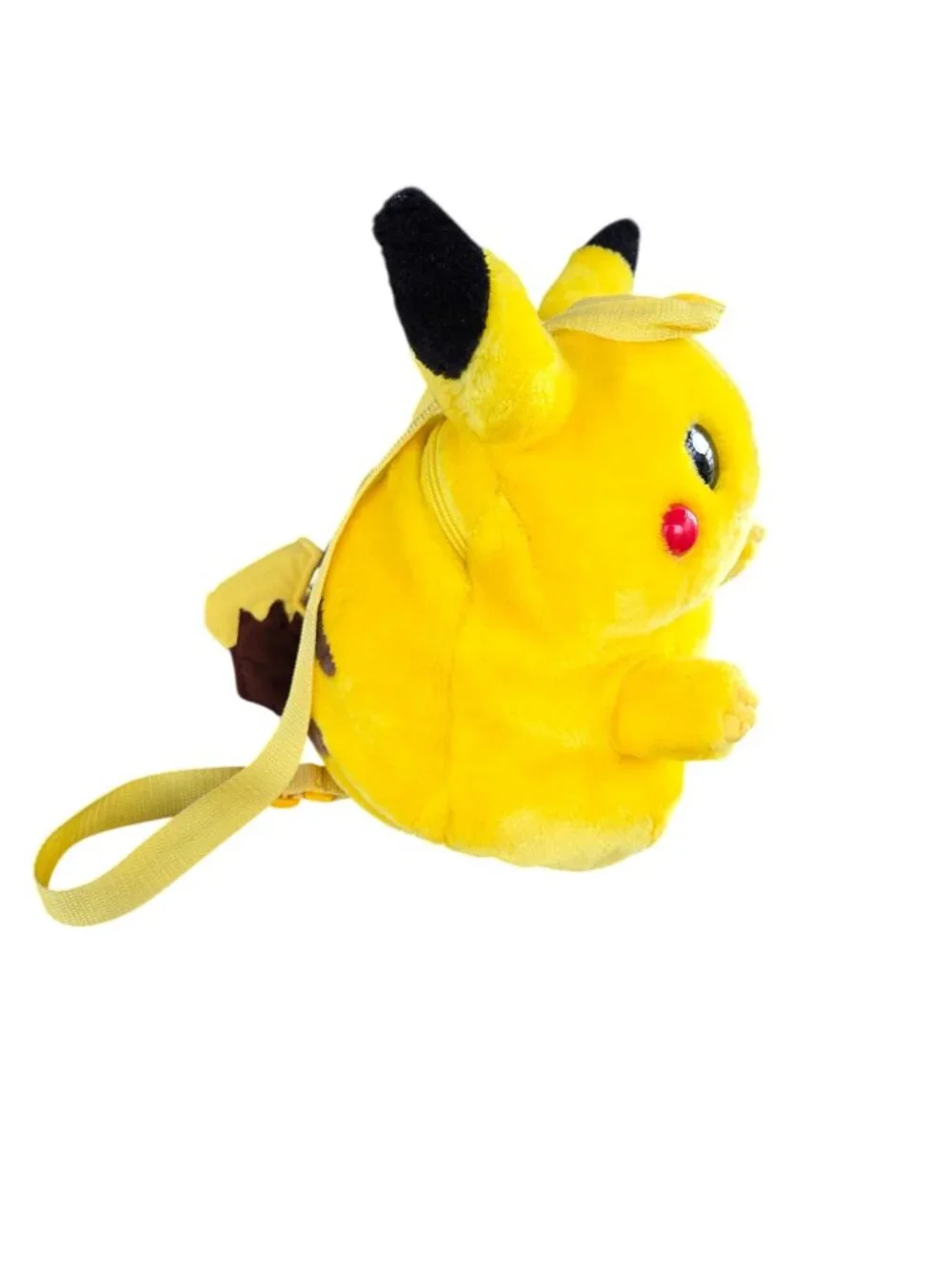 Vintage 90's Pokemon Nintendo Fat Pikachu Backpack Bag Plush by Pyramid